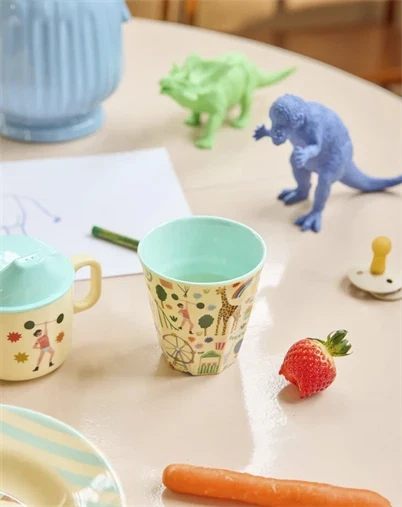 Rice Kids - Mellem Børnekop - Mint - Fun Fair Print